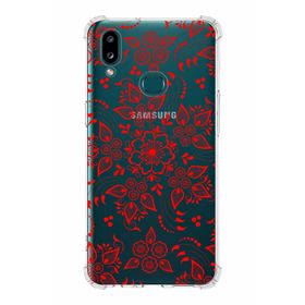 Printify Samsung Galaxy A10s Uyumlu Köşe Korumalı Antişok Kapak Nostalji Desen Tasarımlı Şeffaf Kılıf