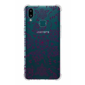 Printify Samsung Galaxy A10s Uyumlu Köşe Korumalı Antişok Kapak Nostalji Desen Tasarımlı Şeffaf Kılıf