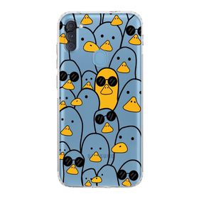 Printify Samsung Galaxy A11 Kamera Korumalı Kapak Duck Tasarımlı Şeffaf Kılıf