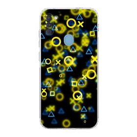 Printify Samsung Galaxy A11 Uyumlu Kamera Korumalı Kapak Grafiti E Tasarımlı Şeffaf Kılıf