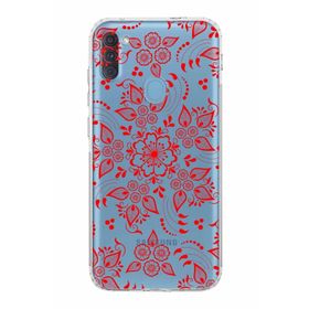 Printify Samsung Galaxy A11 Uyumlu Kamera Korumalı Kapak Nostalji Desen E Tasarımlı Şeffaf Kılıf