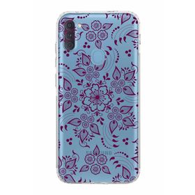 Printify Samsung Galaxy A11 Uyumlu Kamera Korumalı Kapak Nostalji Desen F Tasarımlı Şeffaf Kılıf