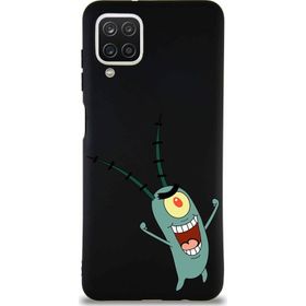 PrintiFy Samsung Galaxy A12 Soft Premier Kapak Plankton Tasarımlı Silikon Cep Telefonu Kılıfı