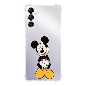 Printify Samsung Galaxy A14 Uyumlu Köşe Korumalı Antişok Kapak Mickey Mouse Tasarımlı Şeffaf Silikon Kılıf