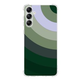 Printify Samsung Galaxy A14 Uyumlu Köşe Korumalı Antişok Kapak Renk Cümbüşü Tasarımlı Şeffaf Silikon Kılıf