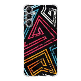 Printify Samsung Galaxy A15 Uyumlu Köşe Korumalı Antişok Kapak Grafiti Tasarımlı Şeffaf Silikon Kılıf