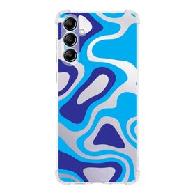 Printify Samsung Galaxy A15 Uyumlu Köşe Korumalı Antişok Kapak Renkli Desen Tasarımlı Şeffaf Silikon Kılıf