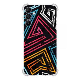 Printify Samsung Galaxy A16 Uyumlu Kamera Korumalı Eskitme Tasarımlı Şeffaf Silikon Kılıf