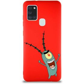 Printify Samsung Galaxy A21s Soft Premier Kapak Plankton Tasarımlı Silikon Cep Telefonu Kılıfı