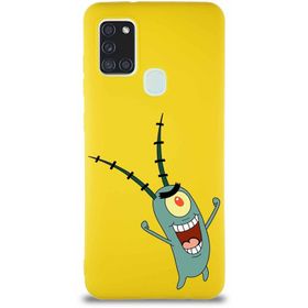 Printify Samsung Galaxy A21s Soft Premier Kapak Plankton Tasarımlı Silikon Cep Telefonu Kılıfı