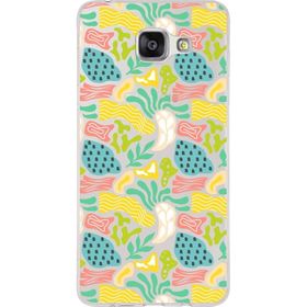 Printify Samsung Galaxy A5 2016 İle Uyumlu 1mm Kapak Memphis Desen Tasarımlı Şeffaf Silikon Cep Telefonu Kılıfı-