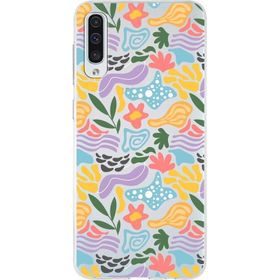 Printify Samsung Galaxy A5 2017 İle Uyumlu 1mm Kapak Memphis Desen Tasarımlı Şeffaf Silikon Cep Telefonu Cep Telefonu Kılıfı