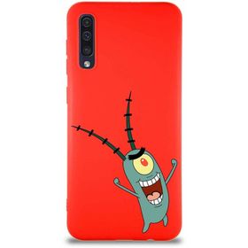Printify Samsung Galaxy A50 Soft Premier Kapak Plankton Tasarımlı Silikon Cep Telefonu Kılıfı