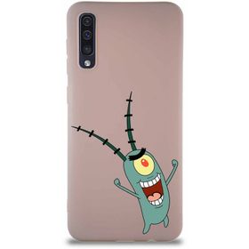 Printify Samsung Galaxy A50 Soft Premier Kapak Plankton Tasarımlı Silikon Cep Telefonu Kılıfı