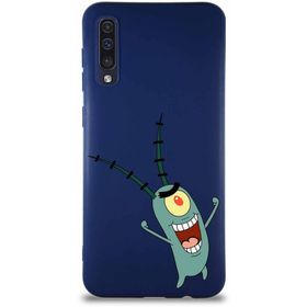 Printify Samsung Galaxy A50 Soft Premier Kapak Plankton Tasarımlı Silikon Cep Telefonu Kılıfı