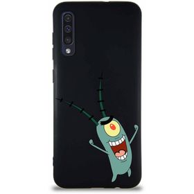 Printify Samsung Galaxy A50 Soft Premier Kapak Plankton Tasarımlı Silikon Cep Telefonu Kılıfı