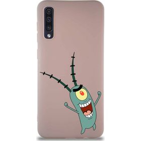Printify Samsung Galaxy A50 Soft Premier Kapak Plankton Tasarımlı Silikon Cep Telefonu Kılıfı