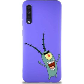 Printify Samsung Galaxy A50 Soft Premier Kapak Plankton Tasarımlı Silikon Cep Telefonu Kılıfı