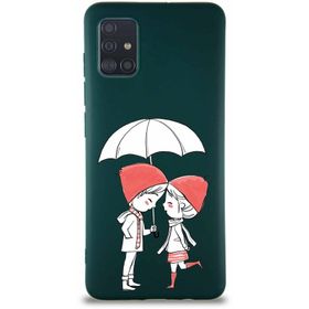 Printify Samsung Galaxy A51 Soft Premier Kapak Aşk Tasarımlı Silikon Cep Telefonu Kılıfı