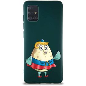Printify Samsung Galaxy A51 Soft Premier Kapak Bayan Puff Tasarımlı Silikon Cep Telefonu Kılıfı