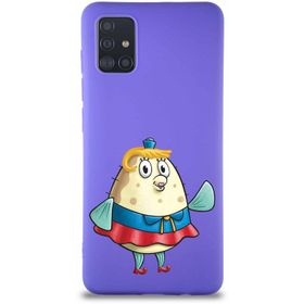 Printify Samsung Galaxy A51 Soft Premier Kapak Bayan Puff Tasarımlı Silikon Cep Telefonu Kılıfı