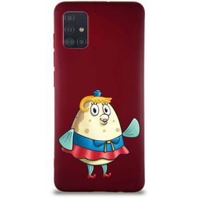Printify Samsung Galaxy A51 Soft Premier Kapak Bayan Puff Tasarımlı Silikon Cep Telefonu Kılıfı