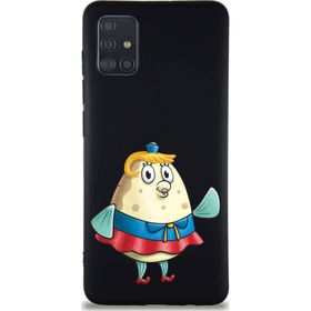 Printify Samsung Galaxy A51 Soft Premier Kapak Bayan Puff Tasarımlı Silikon Cep Telefonu Kılıfı
