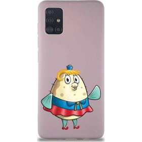 Printify Samsung Galaxy A51 Soft Premier Kapak Bayan Puff Tasarımlı Silikon Cep Telefonu Kılıfı