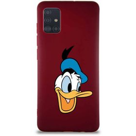Printify Samsung Galaxy A51 Soft Premier Kapak Donald Duck-A Tasarımlı Silikon Cep Telefonu Kılıfı