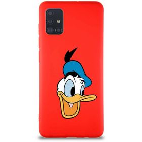 Printify Samsung Galaxy A51 Soft Premier Kapak Donald Duck-A Tasarımlı Silikon Cep Telefonu Kılıfı
