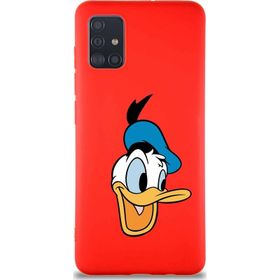 Printify Samsung Galaxy A51 Soft Premier Kapak Donald Duck-A Tasarımlı Silikon Cep Telefonu Kılıfı