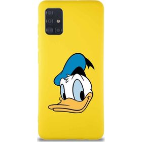 Printify Samsung Galaxy A51 Soft Premier Kapak Donald Duck-B Tasarımlı Silikon Cep Telefonu Kılıfı