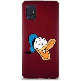 Printify Samsung Galaxy A51 Soft Premier Kapak Donald Duck-E Tasarımlı Silikon Cep Telefonu Kılıfı