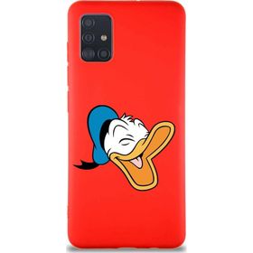 Printify Samsung Galaxy A51 Soft Premier Kapak Donald Duck-E Tasarımlı Silikon Cep Telefonu Kılıfı
