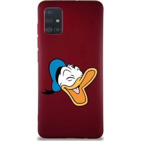 Printify Samsung Galaxy A51 Soft Premier Kapak Donald Duck-E Tasarımlı Silikon Cep Telefonu Kılıfı