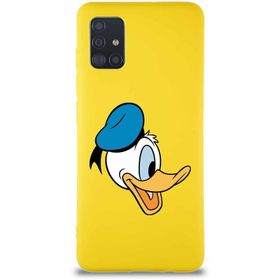 Printify Samsung Galaxy A51 Soft Premier Kapak Donald Duck-F Tasarımlı Silikon Cep Telefonu Kılıfı