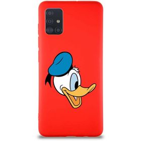 Printify Samsung Galaxy A51 Soft Premier Kapak Donald Duck-F Tasarımlı Silikon Cep Telefonu Kılıfı