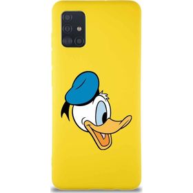 Printify Samsung Galaxy A51 Soft Premier Kapak Donald Duck-F Tasarımlı Silikon Cep Telefonu Kılıfı