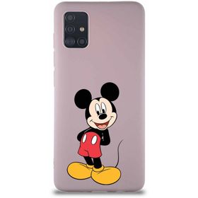 Printify Samsung Galaxy A51 Soft Premier Kapak Mickey Mouse-B Tasarımlı Silikon Cep Telefonu Kılıfı