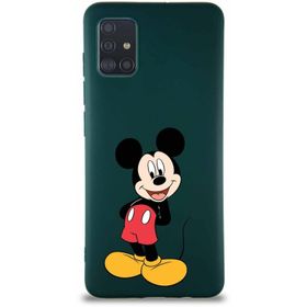 Printify Samsung Galaxy A51 Soft Premier Kapak Mickey Mouse-B Tasarımlı Silikon Cep Telefonu Kılıfı