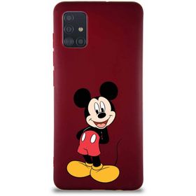 Printify Samsung Galaxy A51 Soft Premier Kapak Mickey Mouse-B Tasarımlı Silikon Cep Telefonu Kılıfı