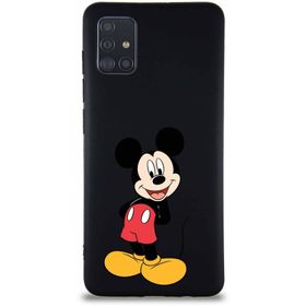 Printify Samsung Galaxy A51 Soft Premier Kapak Mickey Mouse-B Tasarımlı Silikon Cep Telefonu Kılıfı