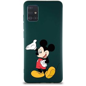 Printify Samsung Galaxy A51 Soft Premier Kapak Mickey Mouse-C Tasarımlı Silikon Cep Telefonu Kılıfı