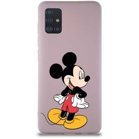 Printify Samsung Galaxy A51 Soft Premier Kapak Mickey Mouse-D Tasarımlı Silikon Cep Telefonu Kılıfı