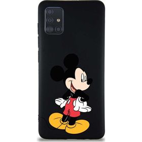 Printify Samsung Galaxy A51 Soft Premier Kapak Mickey Mouse-D Tasarımlı Silikon Cep Telefonu Kılıfı