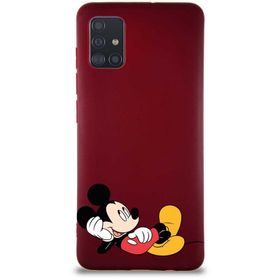 Printify Samsung Galaxy A51 Soft Premier Kapak Mickey Mouse-F Tasarımlı Silikon Cep Telefonu Kılıfı