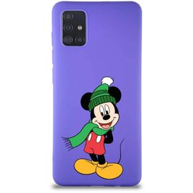 Printify Samsung Galaxy A51 Soft Premier Kapak Mickey Mouse-G Tasarımlı Silikon Cep Telefonu Kılıfı