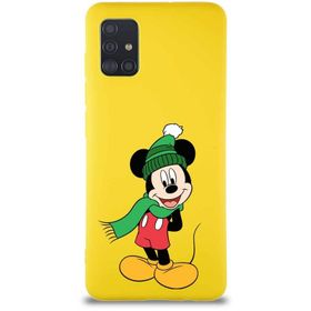 Printify Samsung Galaxy A51 Soft Premier Kapak Mickey Mouse-G Tasarımlı Silikon Cep Telefonu Kılıfı