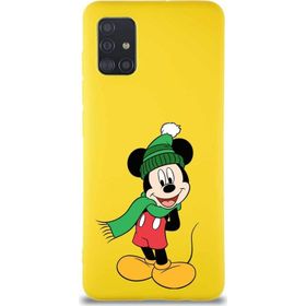 Printify Samsung Galaxy A51 Soft Premier Kapak Mickey Mouse-G Tasarımlı Silikon Cep Telefonu Kılıfı