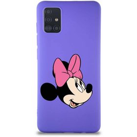Printify Samsung Galaxy A51 Soft Premier Kapak Minnie Mouse-A Tasarımlı Silikon Cep Telefonu Kılıfı